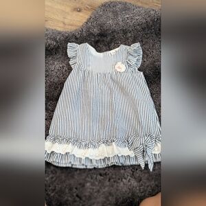 Rare Editions Seersucker Striped Tunic